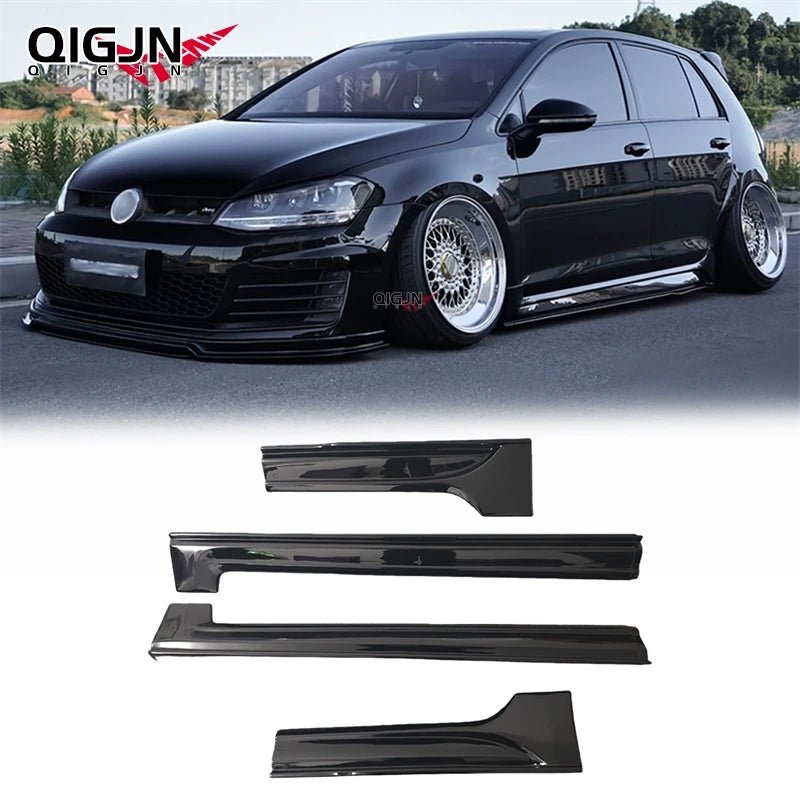 Jupes latérales fendues style Aspec pour Volkswagen Golf MK7 TSI, TDI, GTI, GTD et R-Line