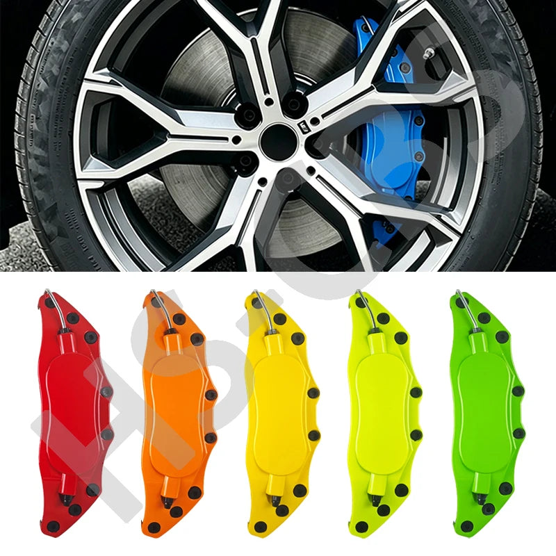 Lot de 4 Caches d’Étriers Métalliques pour Audi, BMW, Mercedes, VW et Peugeot – Roues & freinage | OURANE.COM