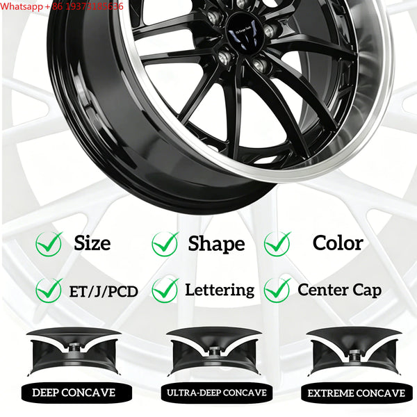 Jantes forgées en usine, personnalisables, 15, 16, 17, 18, 19, 20, 21, 22 pouces, PCD 5*114.3, accessoires de voiture, jantes