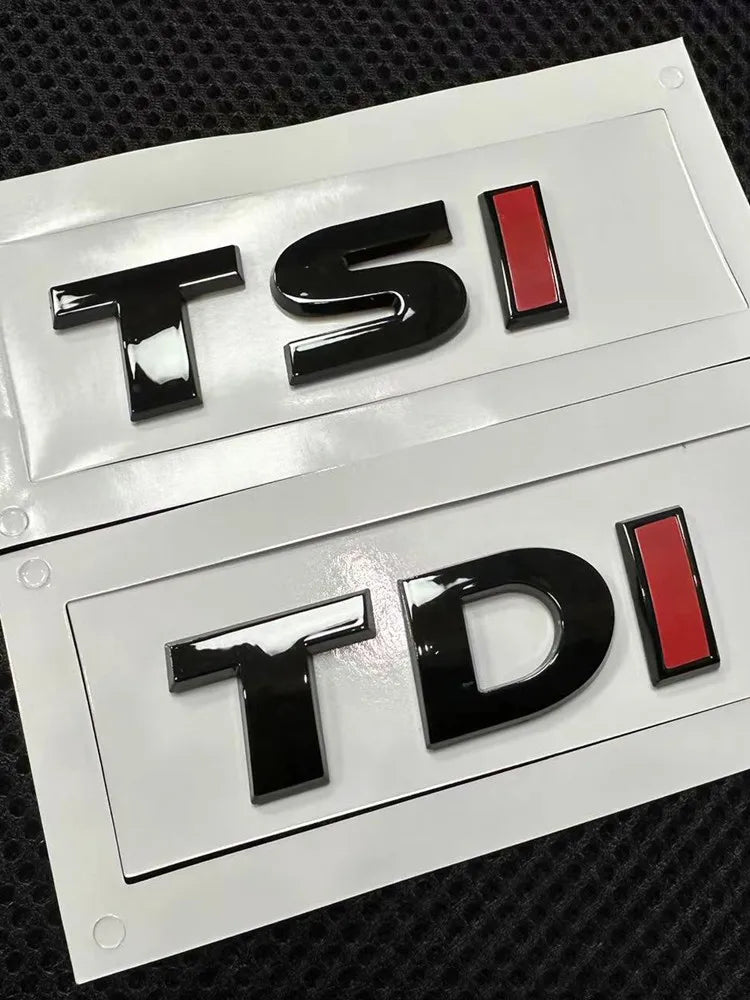Emblème 3D ABS TSI / TDI pour Carrosserie et Coffre – Carrosserie & style | OURANE.COM