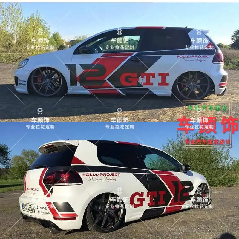 Décorations de carrosserie en vinyle pour Volkswagen Golf 6, Golf 7 GTI et Polo — vue 14