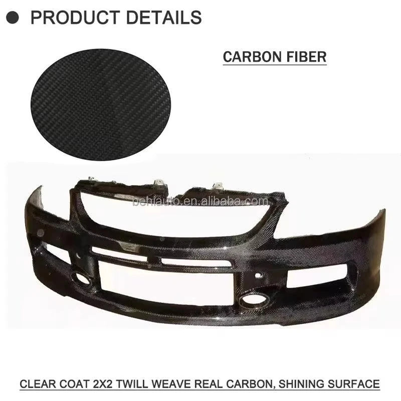 Éléments de carrosserie PP style OEM pour Mitsubishi Lancer Evolution 7, 8 et 9