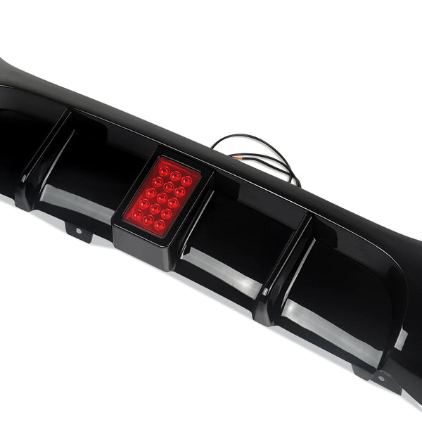 Lèvre de becquet de pare-chocs arrière avec Led pour Bmw série 3 E90 318i 320i 328i 330i 335i 340i diffuseur avec feu stop 20
