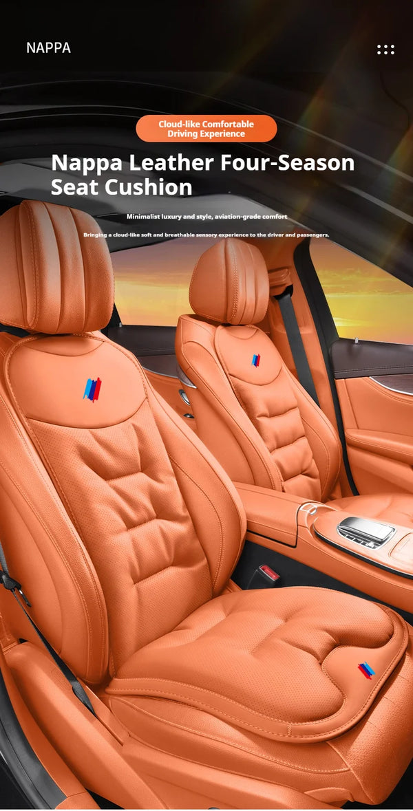 Housse de siège automobile pour BMW M Power X3 X4 X5 X7 E36 E39 E46 E60 E65 E90 F10 F15 F20 F25 F30 G20 G30 G05, coussin de p