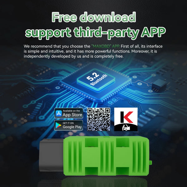 Scanner OBD2 mini KONNWEI KW902 ELM327 Bluetooth — vue 3