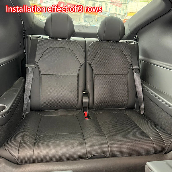Housse de siège en cuir respirante et résistante à l'usure pour Tesla Model YL 2026, accessoire intérieur confortable - OURAN