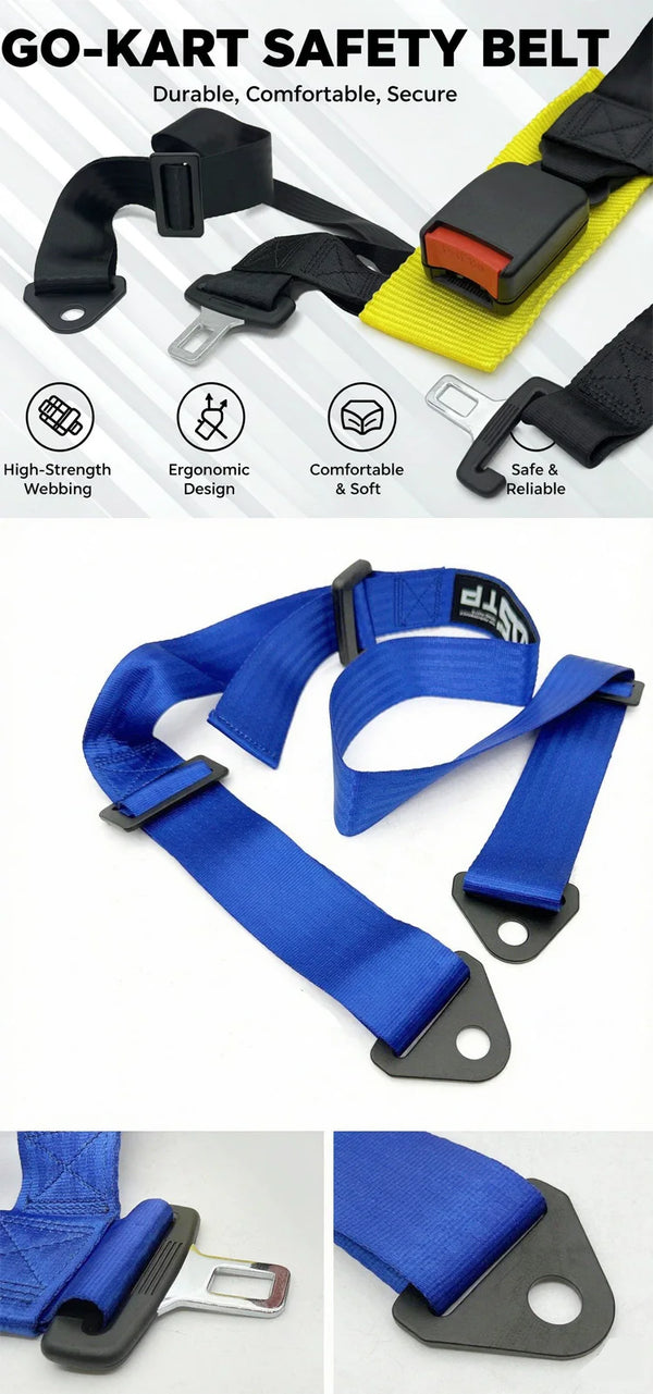 Ceinture de sécurité de course universelle originale de 2 pouces, fixation à quatre points, pour voiture de drift, automobile