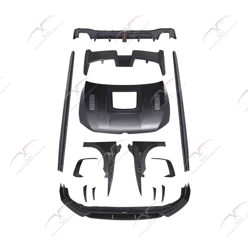 Kit carrosserie en fibre de carbone style CMST pour Volkswagen Golf 8 GTI, 2021–2023