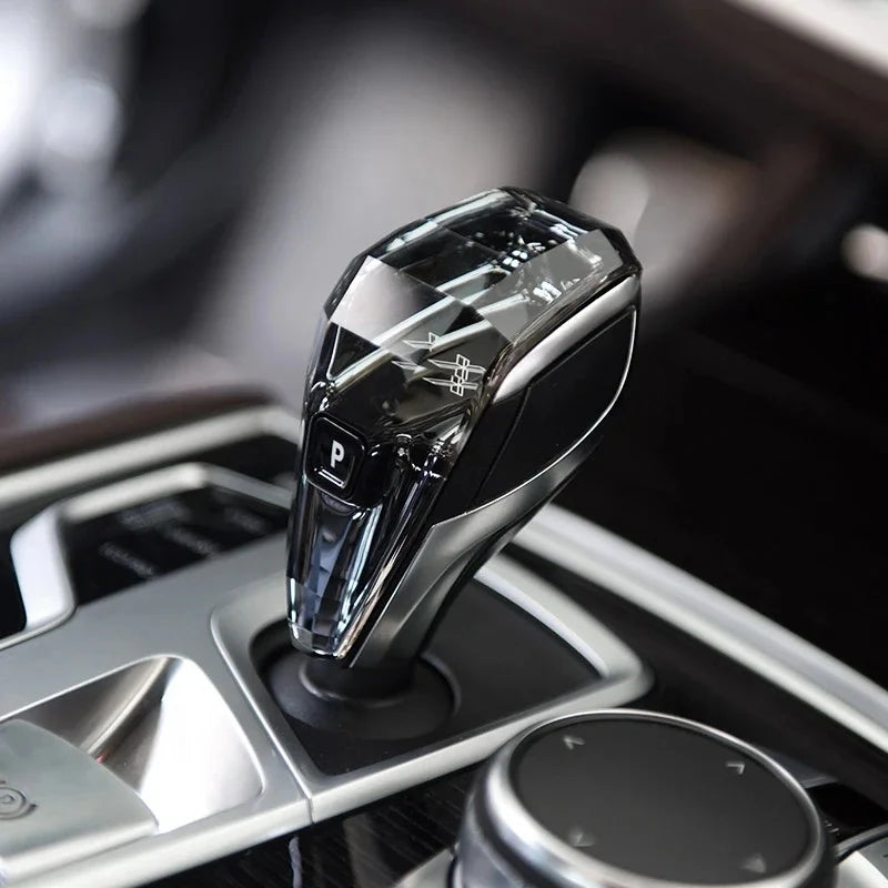 3 Piece Lot Crystal Levier de Vitesses Knob Lever Stick Handle Pour BMW 3 5 6 7 Series X3 X5 X6 F30 G15 F01 G20 G05 G21 G28 G
