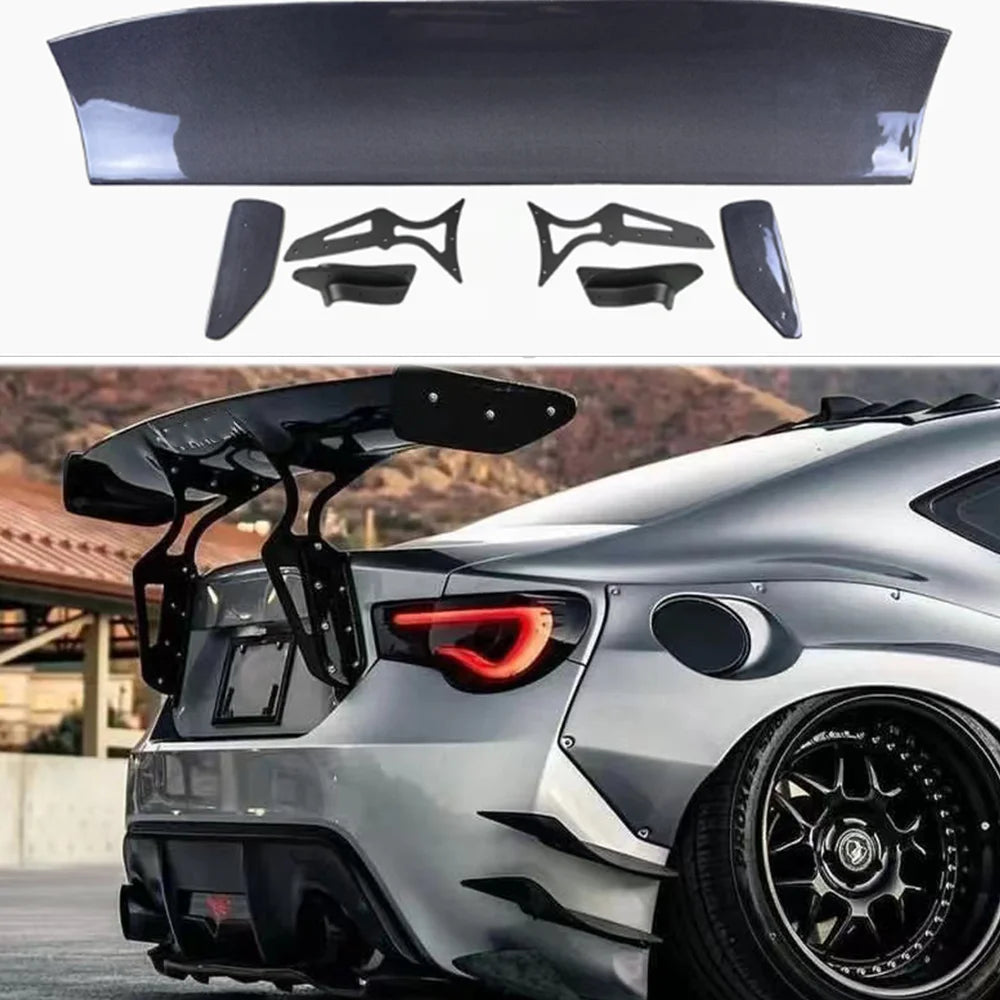 Aileron arrière en véritable fibre de carbone pour Toyota GT86, Subaru BRZ et Scion FR-S 2013-2019, style Big GT