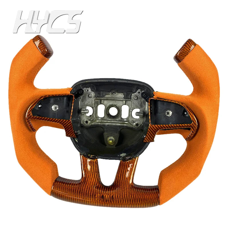 Volant sport en fibre de carbone pour Dodge Charger 2014-2024, forme F1