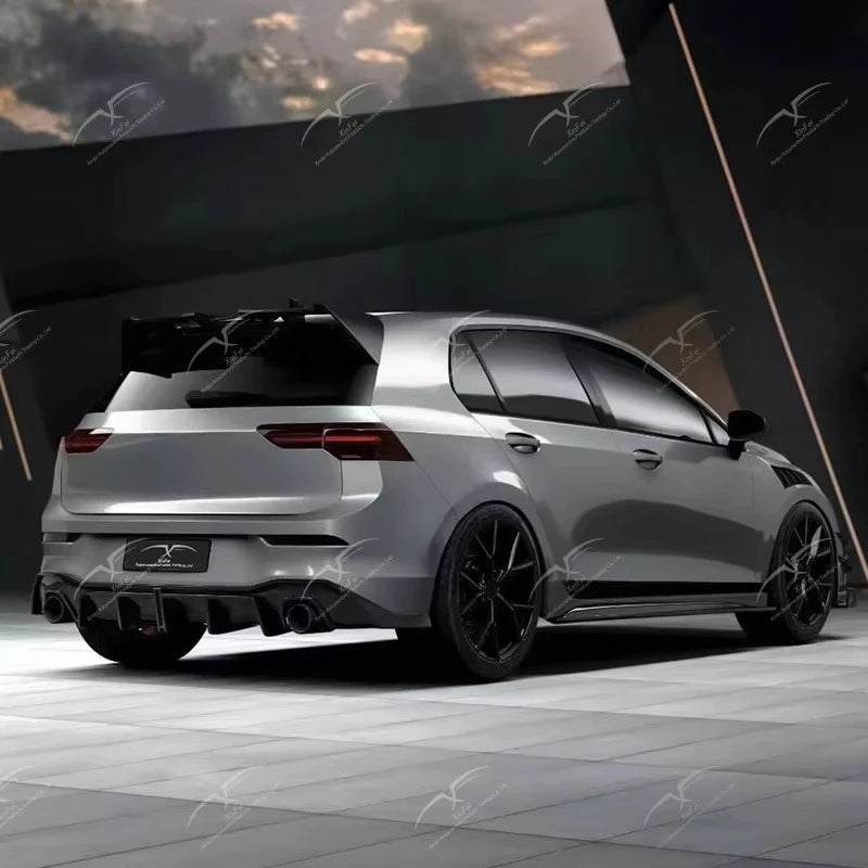 Kit carrosserie en fibre de carbone style CMST pour Volkswagen Golf 8 GTI, 2021–2023