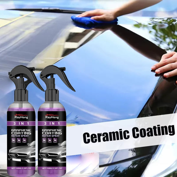Revêtement céramique nano liquide pour voiture, couche hydrophobe nano-cristalline, agent de polissage de peinture, polissage