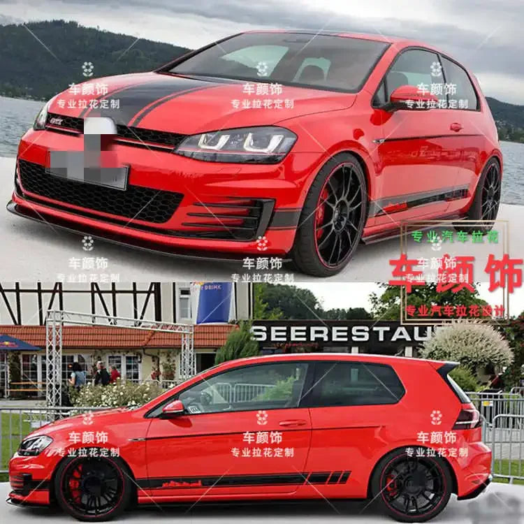 Décorations de carrosserie en vinyle pour Volkswagen Golf 6, Golf 7 GTI et Polo — vue 19