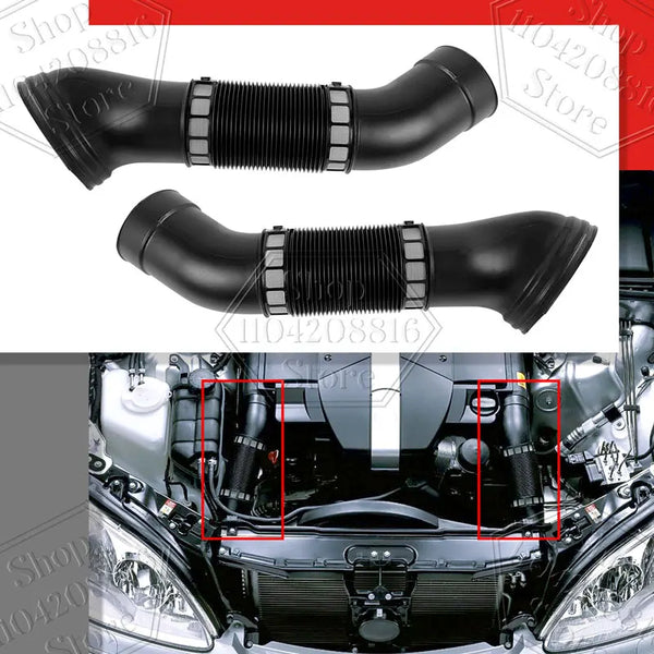 Conduit d'admission d'air de voiture gauche / droite Tuyau OE:1120943682 1120943782 Haute qualité pour Mercedes W220 S280 S32