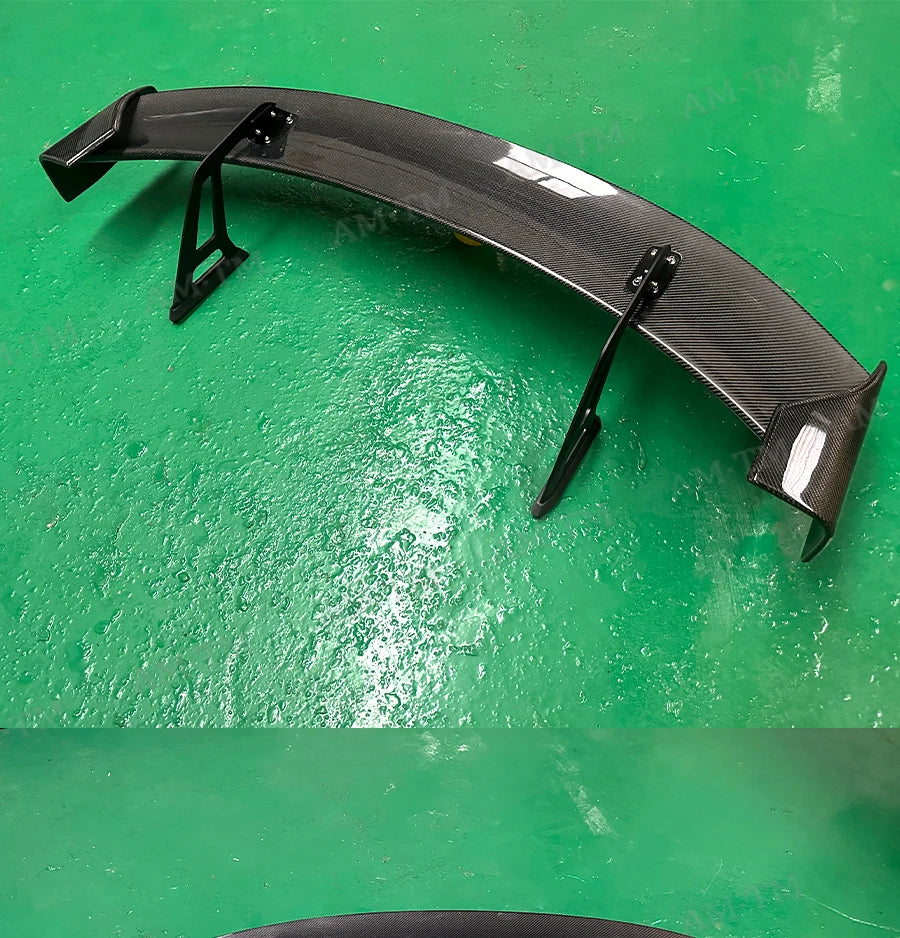Aileron arrière pour Toyota GR Supra A90 et A91 (MK5) en fibre de carbone, carbone forgé ou FRP, style racing