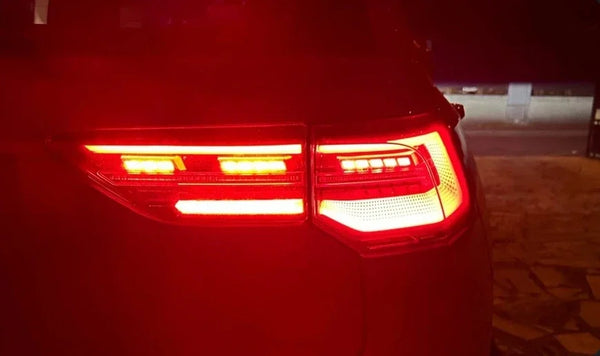 1 paire de feux arrière LED complets pour VW Golf 8 MK8 hayon 2021-2023, feu arrière dynamique séquentiel, clignotant ambre, 