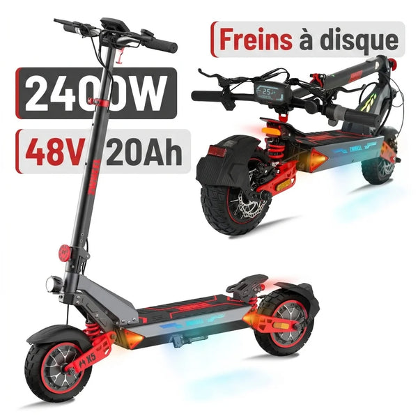 Trottinette électrique X5 à deux moteurs, 48 V — vue 1
