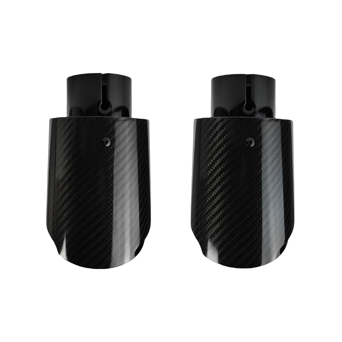 Embout d'Échappement Carbone – Silencieux Inox Brillant — vue 2