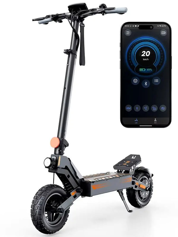 Trottinette électrique tout-terrain W10 1200W Moteur à couple élevé 48V15AH Triple freinage Étanche IPX6 Contrôle de vitesse 