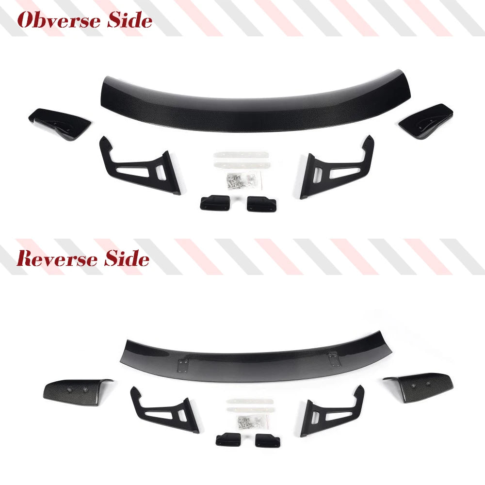 Aileron de coffre en fibre de carbone style GT de course pour Toyota GR86 2022-2023