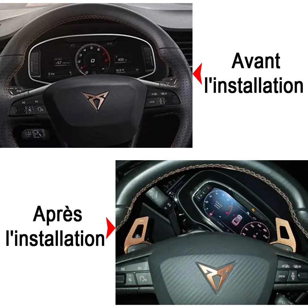 Extensions de Palettes DSG pour Seat et Cupra – Habitacle & sièges | OURANE.COM