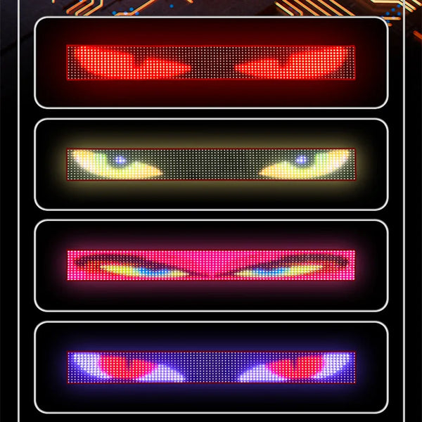 Panneau LED Devil Eye 200 cm – Animation Pare-Brise auto & Camion — OURANE