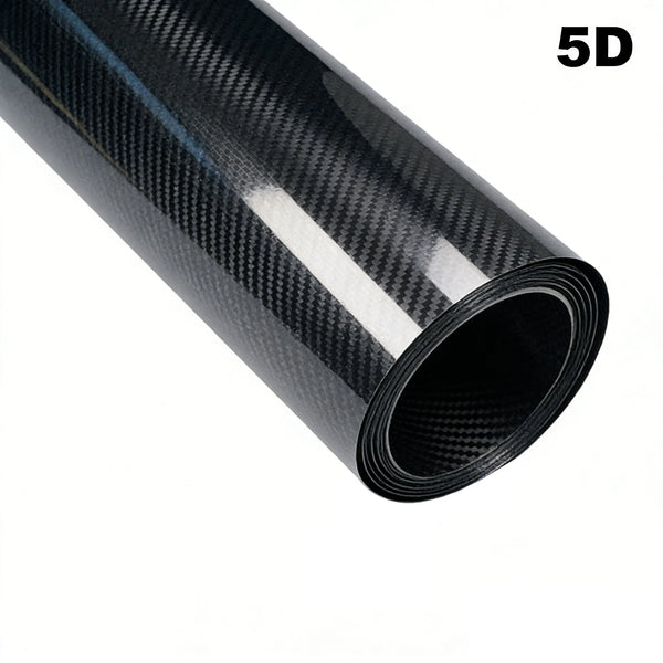 Film vinyle effet carbone noir pour carrosserie — vue 1