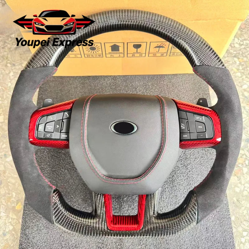 Volant en carbone véritable pour Land Rover Discovery Sport 2015-2019