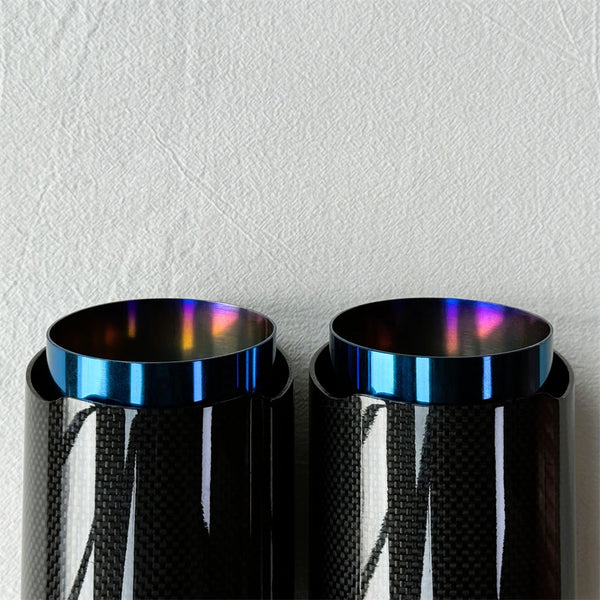 Embout double d’échappement carbone et inox 304 — vue 5