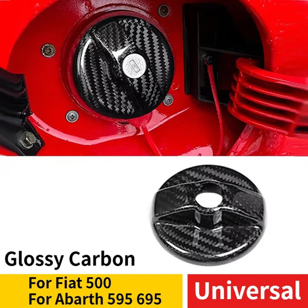 Kit bouchons carbone sec Fiat 500 Abarth 595/695