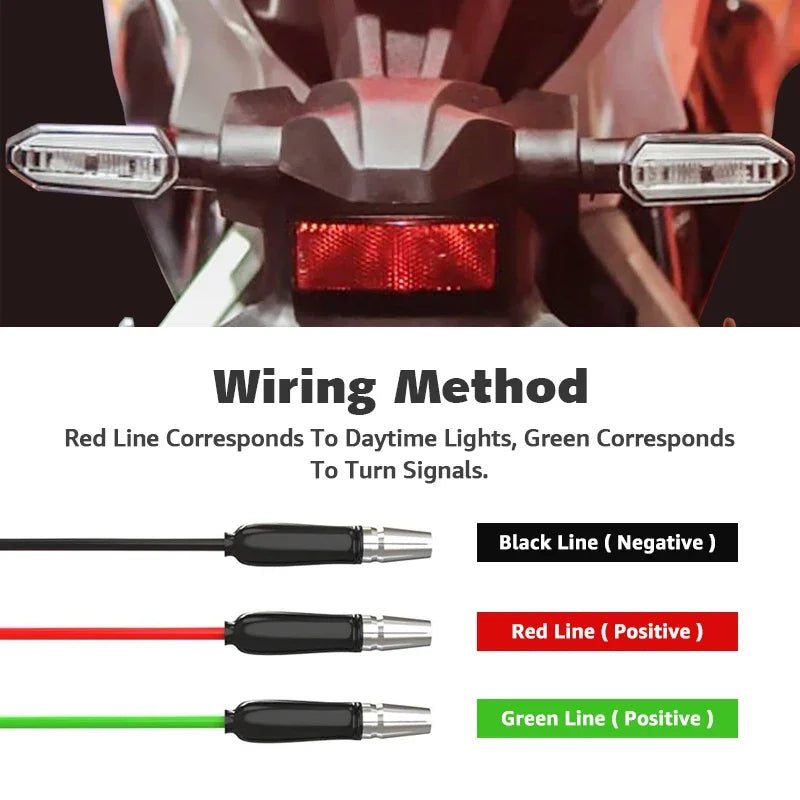 Clignotants Moto LED Séquentiels Bicolores 12 V pour Honda – Éclairage LED | OURANE.COM