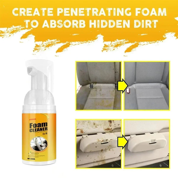 Nettoyant mousse multi-usages pour la maison, nettoyants en spray, agent pour livres, intérieur de voiture, marchés automobil