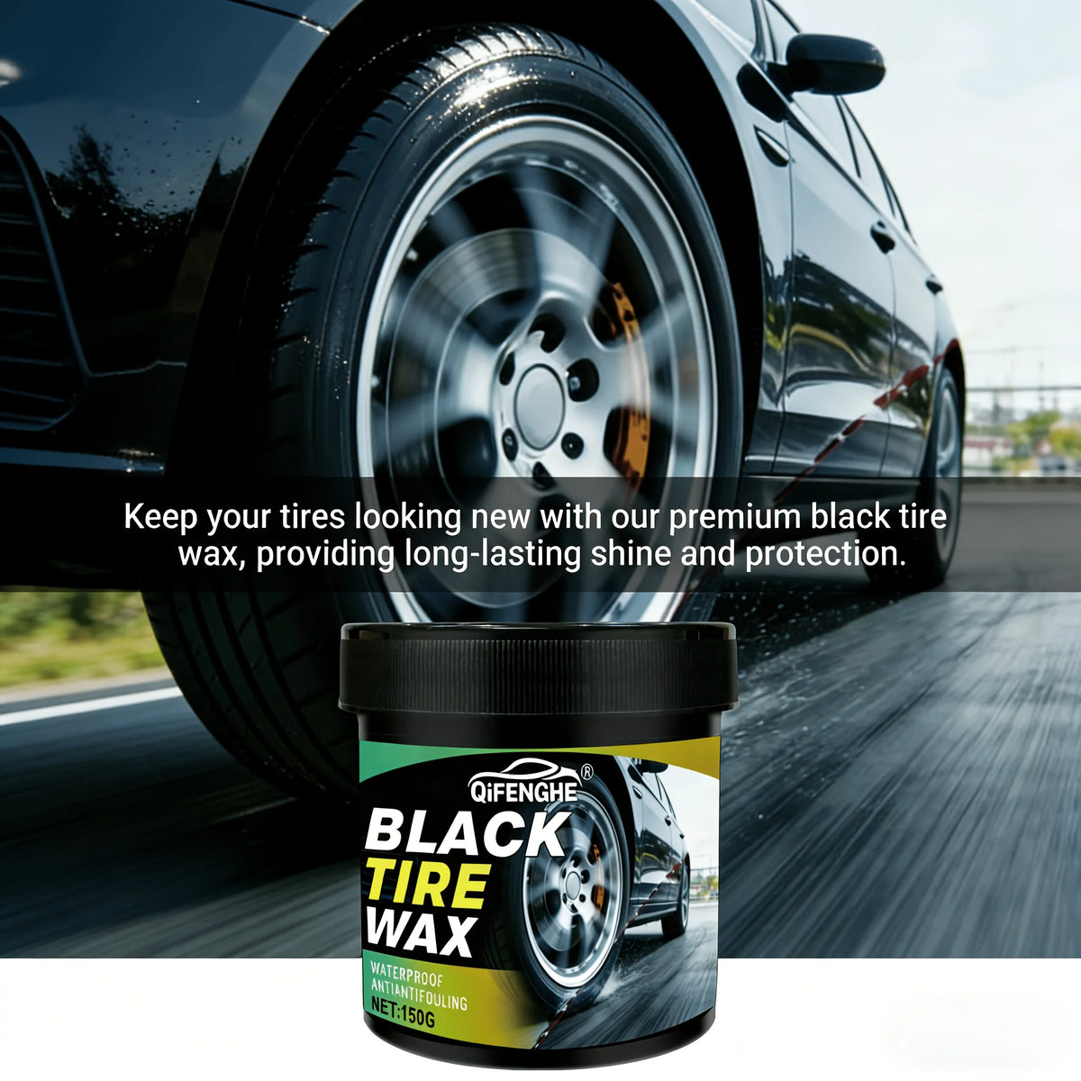 Cire Noire Rénovatrice pour Pneus avec Éponge – Roues & freinage | OURANE.COM