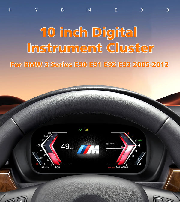 Compteur numérique HIZPO BMW E90–E93, 10,1 pouces — vue 2