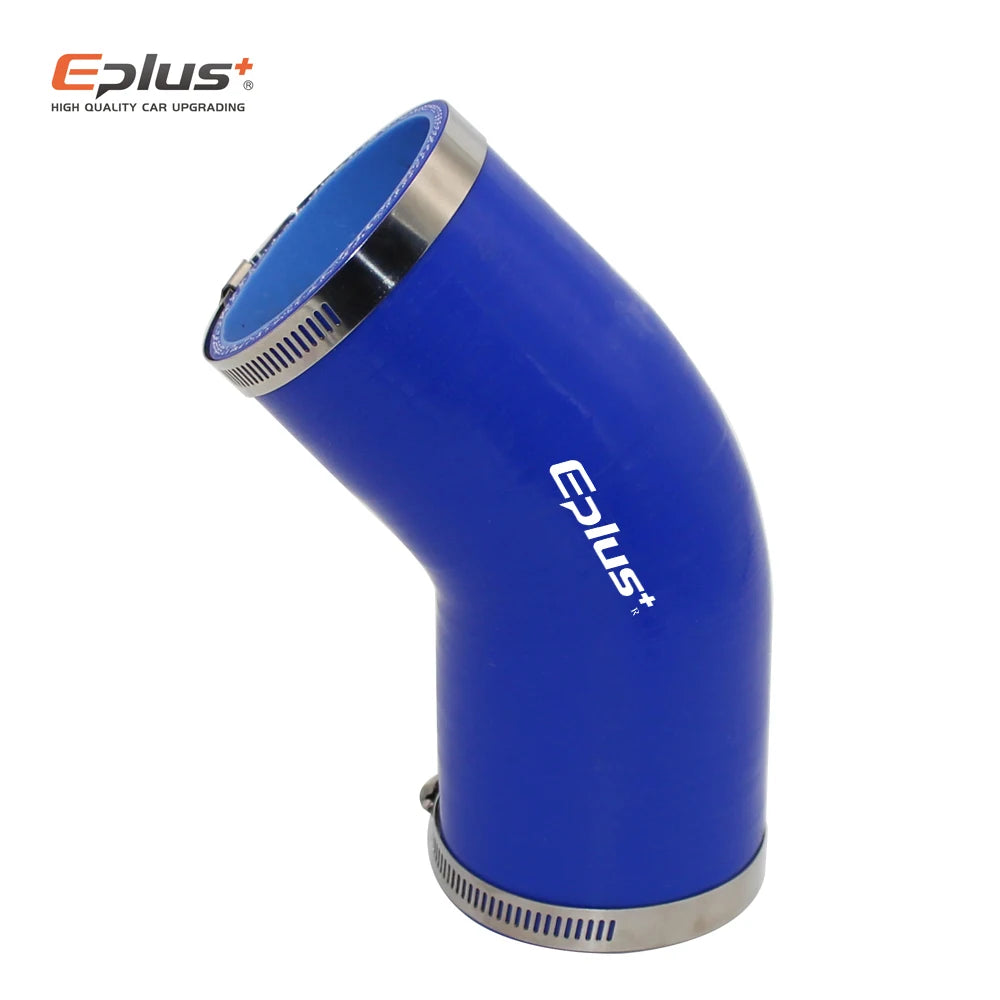 Durite Silicone Renforcée 45° pour Turbo et Intercooler – Bleue – Admission & performance | OURANE.COM