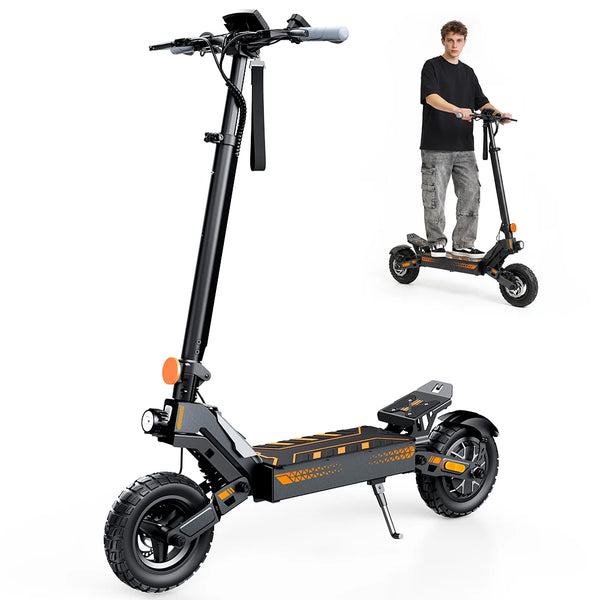 Trottinette électrique tout-terrain W10 1200W Moteur à couple élevé 48V15AH Triple freinage Étanche IPX6 Contrôle de vitesse 