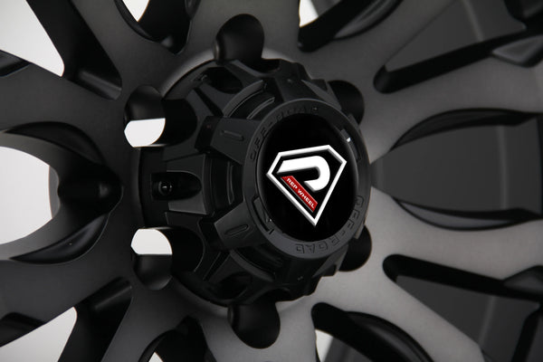 Jantes en alliage tout-terrain noires teintées 17-18 pouces 6 trous 135 139,7 mm, roues prêtes à être expédiées pour SUV d'av