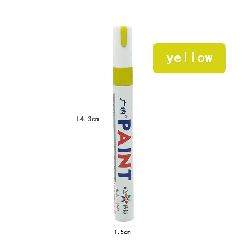 1/12Pcs Stylo Peinture Paint Markers Étanche Auto Pneu Oil-Based Stylo Peinture Lot Quick Dry et Permanent – Roues & freinage