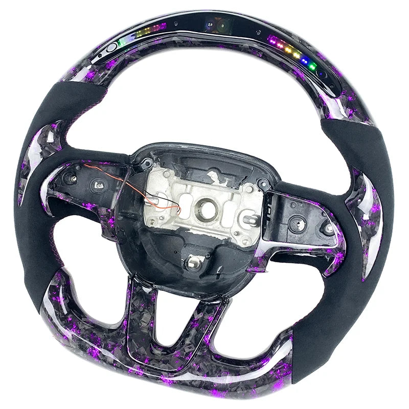Volant sport en fibre de carbone pour Dodge Charger 2014-2024, forme F1