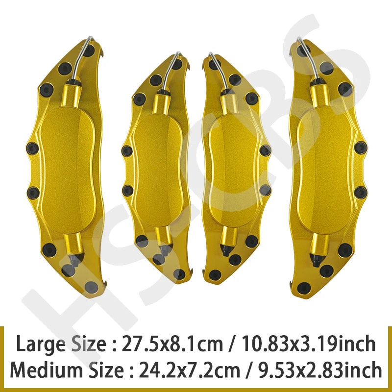 Lot de 4 Caches d’Étriers Métalliques pour Audi, BMW, Mercedes, VW et Peugeot – Roues & freinage | OURANE.COM