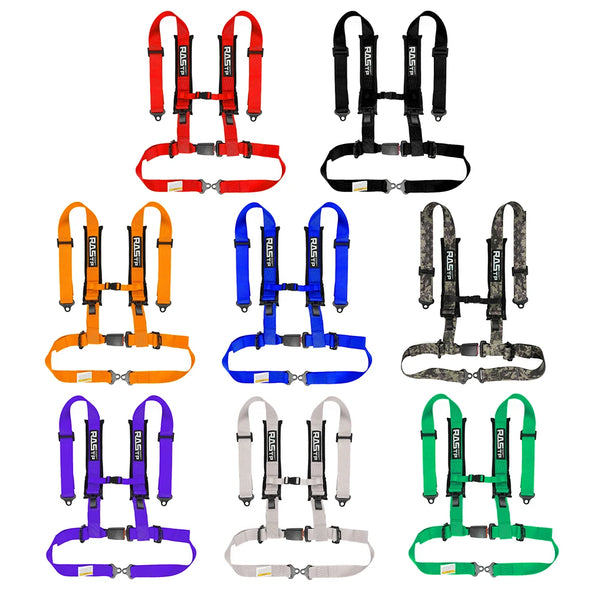 ZSRacing 2 "quatre points à dégagement rapide boulon montage course ceinture de sécurité sangle de haute qualité en Nylon épo