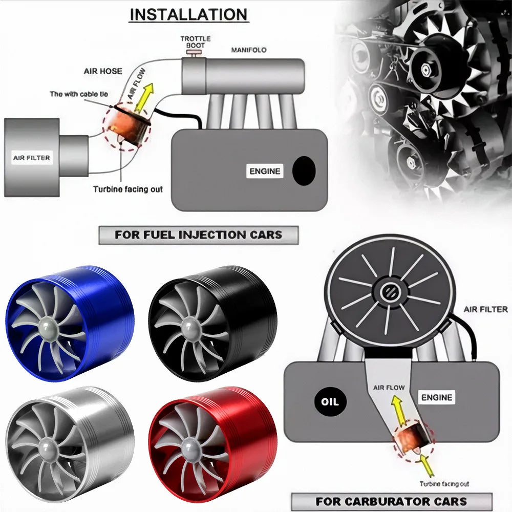 Turbine d’Admission Universelle pour Moteur Atmosphérique – Admission & performance | OURANE.COM