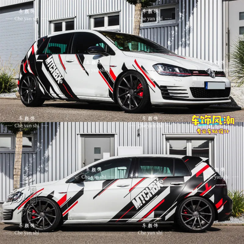 Autocollants de carrosserie sport pour Volkswagen Golf 6, 7 et 8 GTI — vue 7