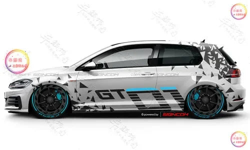 Autocollants sport en vinyle pour Volkswagen Golf 7, Golf 8 GTI et Polo — vue 20