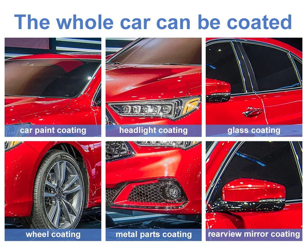 Revêtement céramique nano liquide pour voiture, couche hydrophobe nano-cristalline, agent de polissage de peinture, polissage