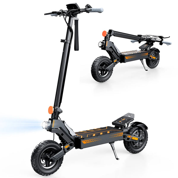 Trottinette électrique tout-terrain W10 1200W Moteur à couple élevé 48V15AH Triple freinage Étanche IPX6 Contrôle de vitesse 