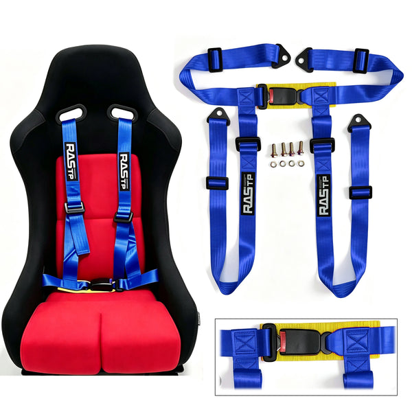 2 pouces origine universel siège baquet sport ceinture sécurité Four-point Fixing montage Drifting auto ceinture de sécurité auto — OURANE