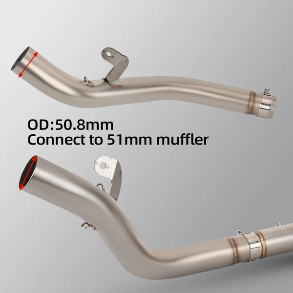 Collecteurs d'échappement 765S pour Triumph Street Triple 765 RS 765R 765S 2017-2026 - kit de tuyaux d'échappement pour moto 