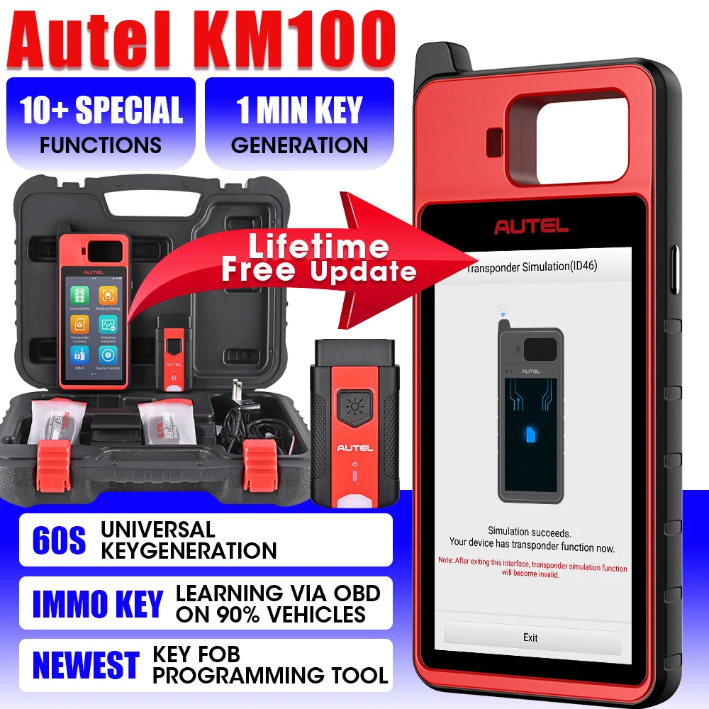 Programmateur de clés Autel KM100E